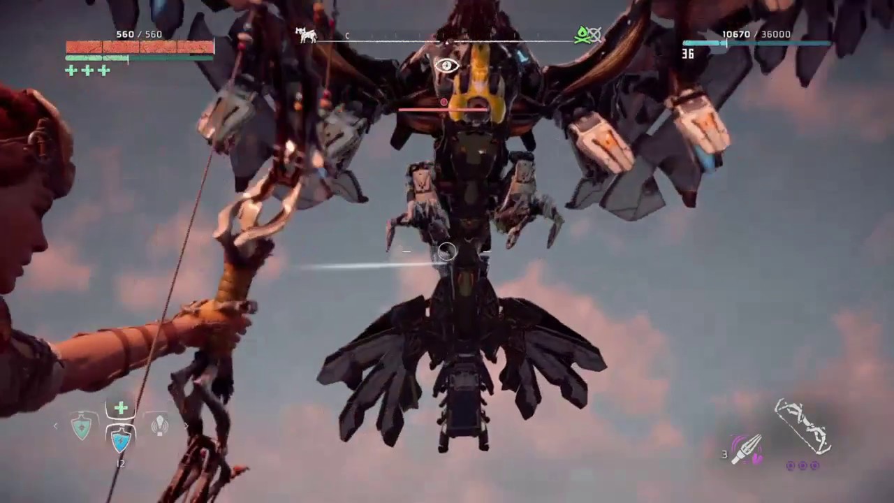 Horizon Zero Dawn Буревестник - тактика боя