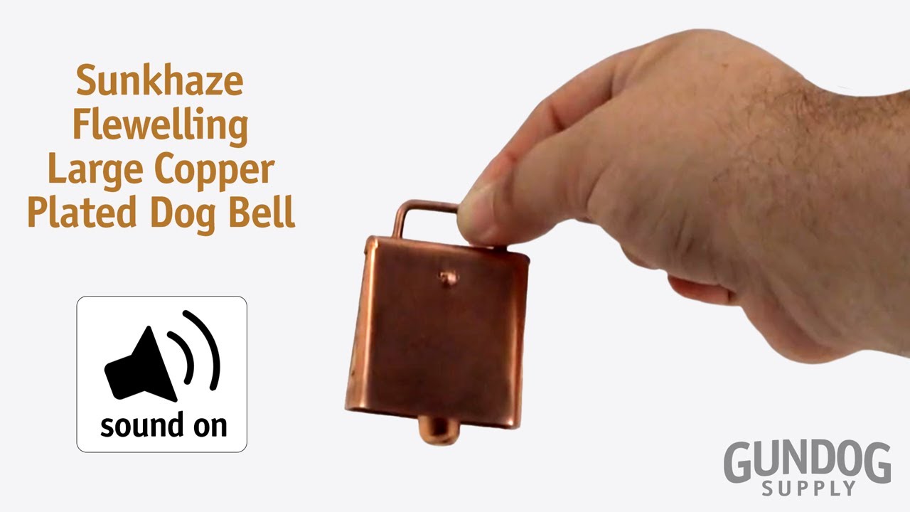 Hear the LARGE Sunkhaze / Flewelling Copper Plated Dog Bell with Nylon Loop