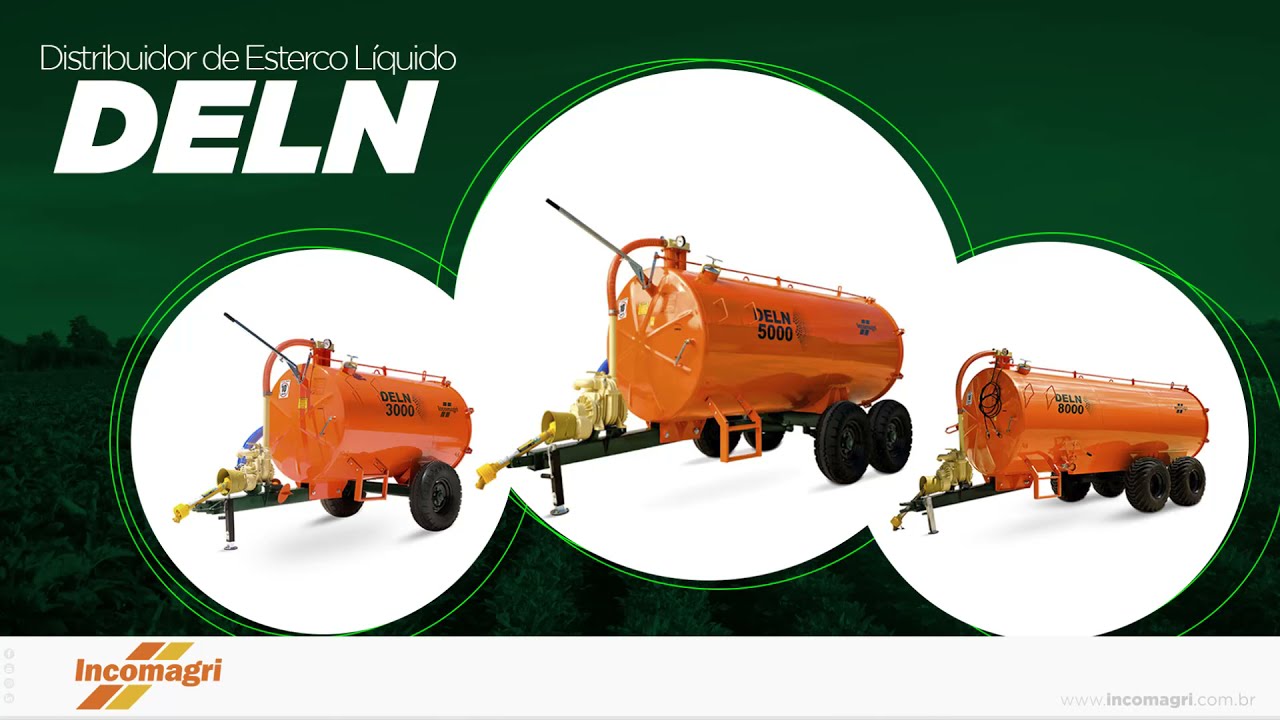Incomagri - Distribuidor de Esterco Líquido DELN 3000