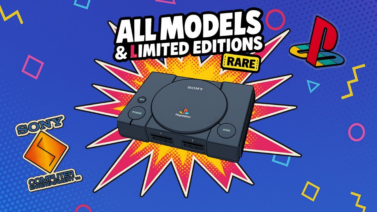 All Playstation 1 & Special Editions (1994 - 2006)