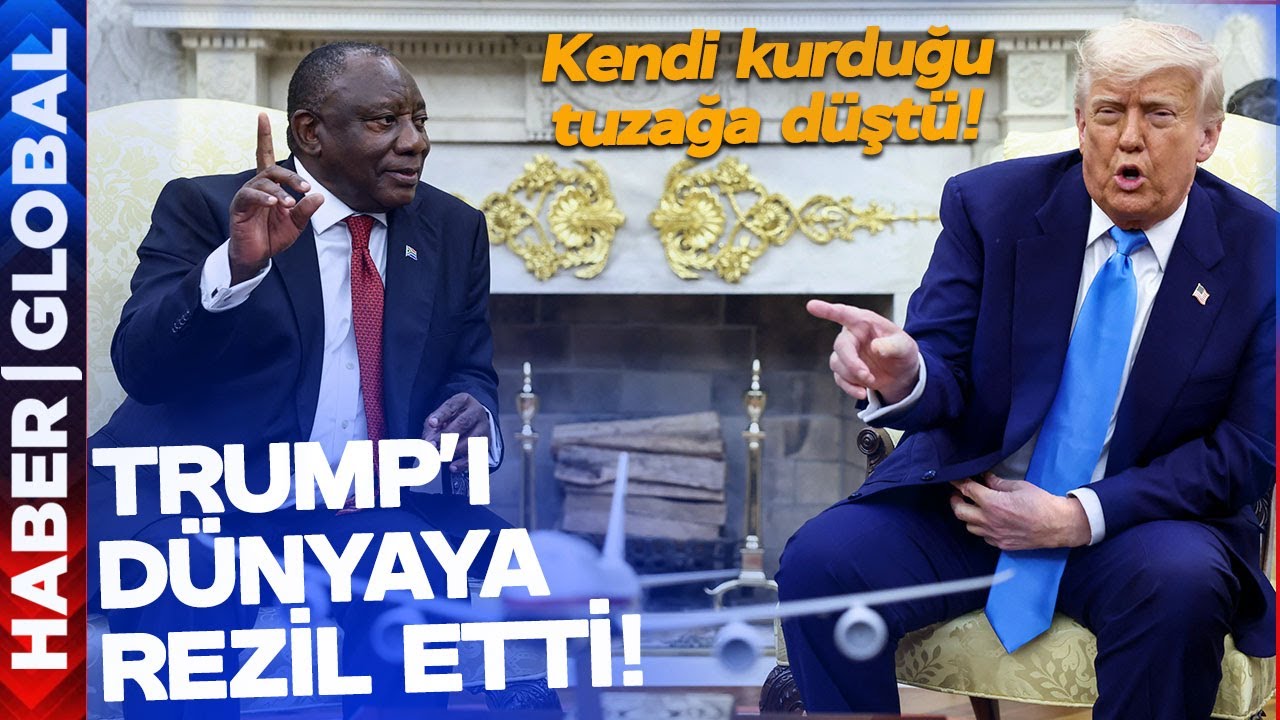 Trump'ın Oyunu Elinde Patladı! Zelenski Gibi Yapacaktı Ama Güney Afrika Lideri Dersini Verdi