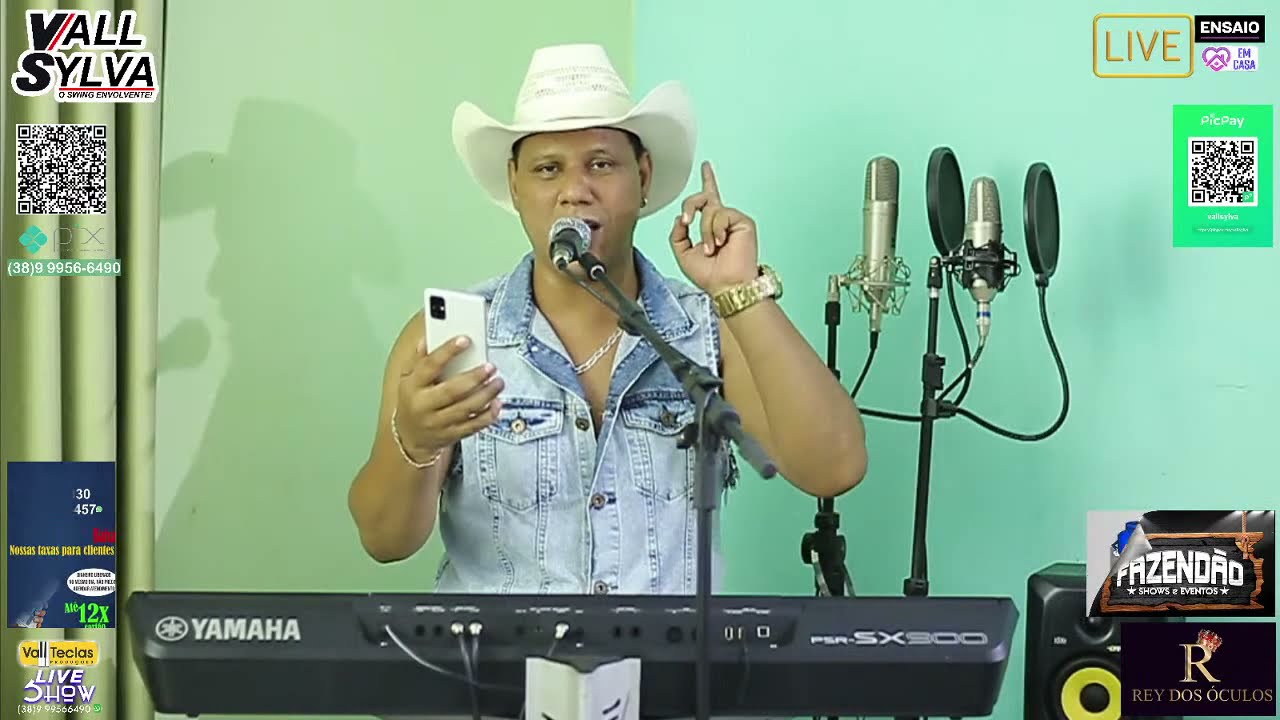 VALL SYLVA - LIVE ENSAIO EM CASA