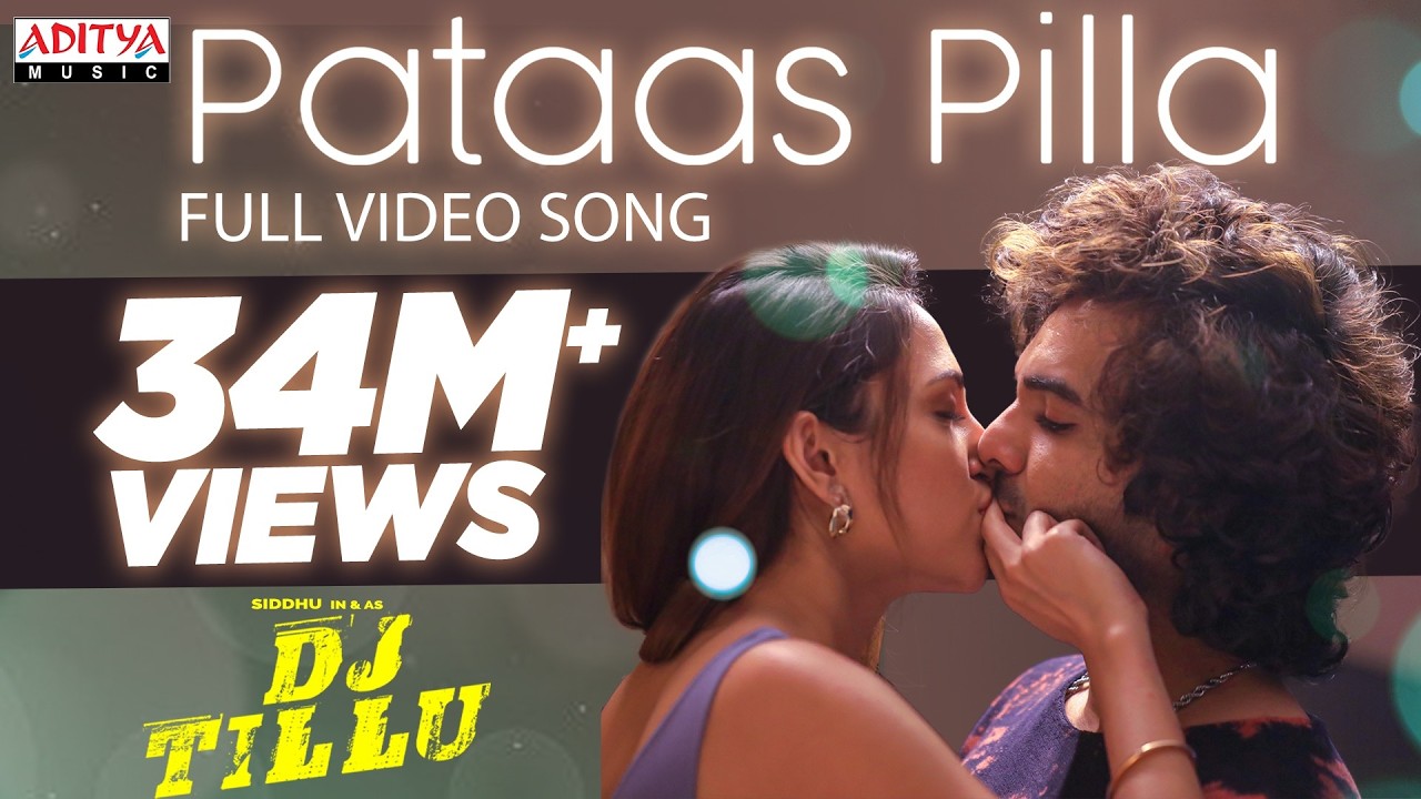 #PataasPilla Full Video Song | DJTillu | Siddhu, Neha Shetty | Vimal Krishna | #Anirudh | Sricharan