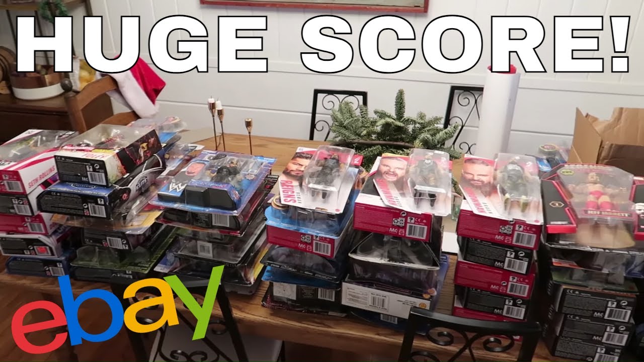 I Found a Collection of Vintage and New WWE Action Figures to Sell on Ebay and Amazon!