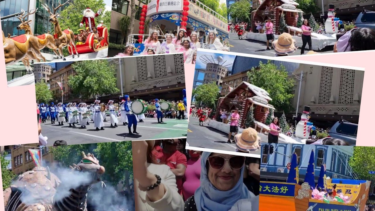 Santa's Farmers parade in New Zealand | Explore New Zealand's festivity with us | vlog #12