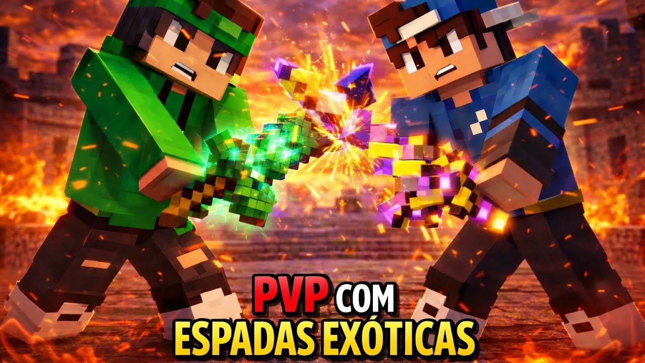 EU CONSEGUIA FAZER QUALQUER ESPADA, E AINDA NO FINAL TEVE UM PVP INSANO COM MEU AMIGO!!!! 🔥⚔️