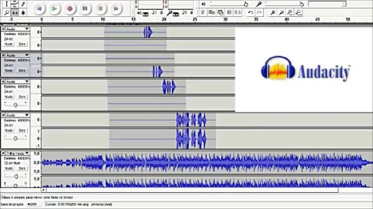 Como gravar vinhetas no Audacity