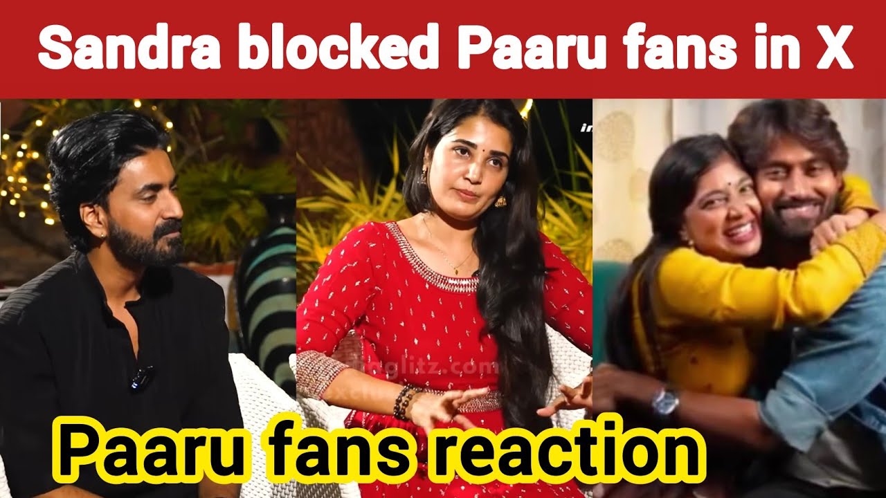 Paaru fans roast Sandra | VJ Paaru | Kamrudin | Biggboss Paaru interview | Biggboss season 9 