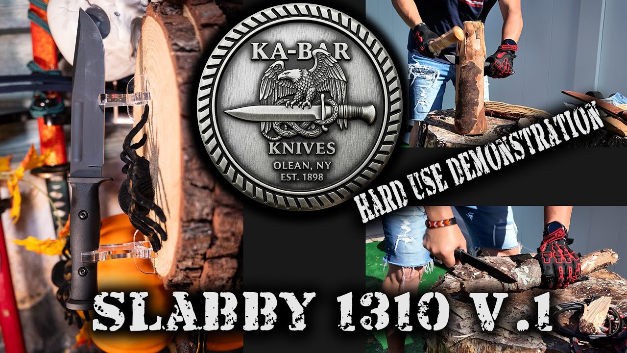 НАСТОЯЩЕЕ СЕРЬЕЗНОЕ ИСПЫТАНИЕ!! КАК ОНО ВЫДЕРЖАЛОСЬ? KA-BAR 1310 SLABBY. @KABARKnives1898