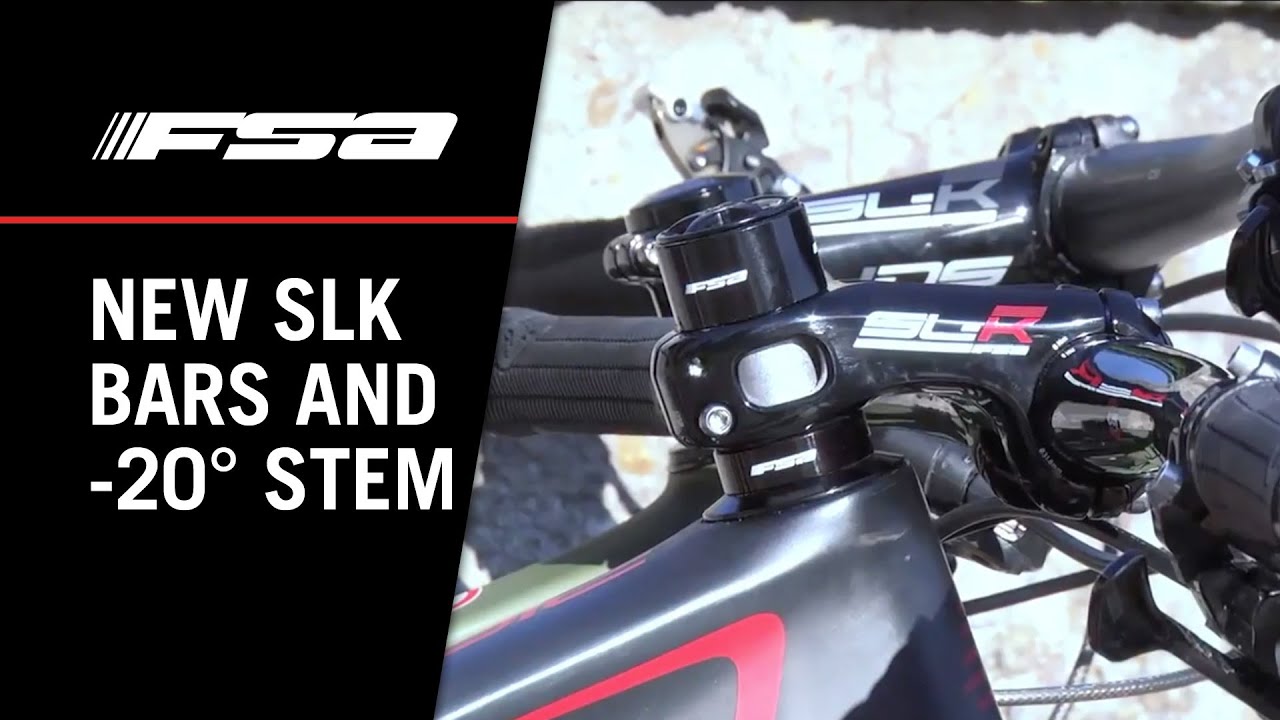 FSA SL-K Handlebars And -20&deg; Angled Stem