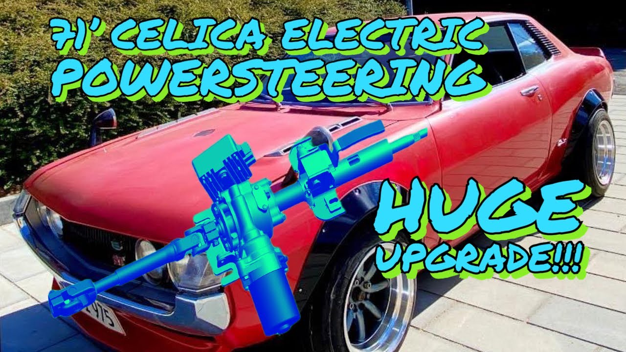 Toyota celica TA22 2TG episode 14 Electric powersteering, column, Huge upgrade over stock box. JDM
