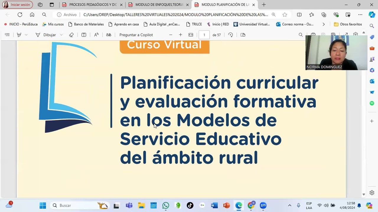 PROCESOS PEDAG&Oacute;GICOS EN LA SESI&Oacute;N