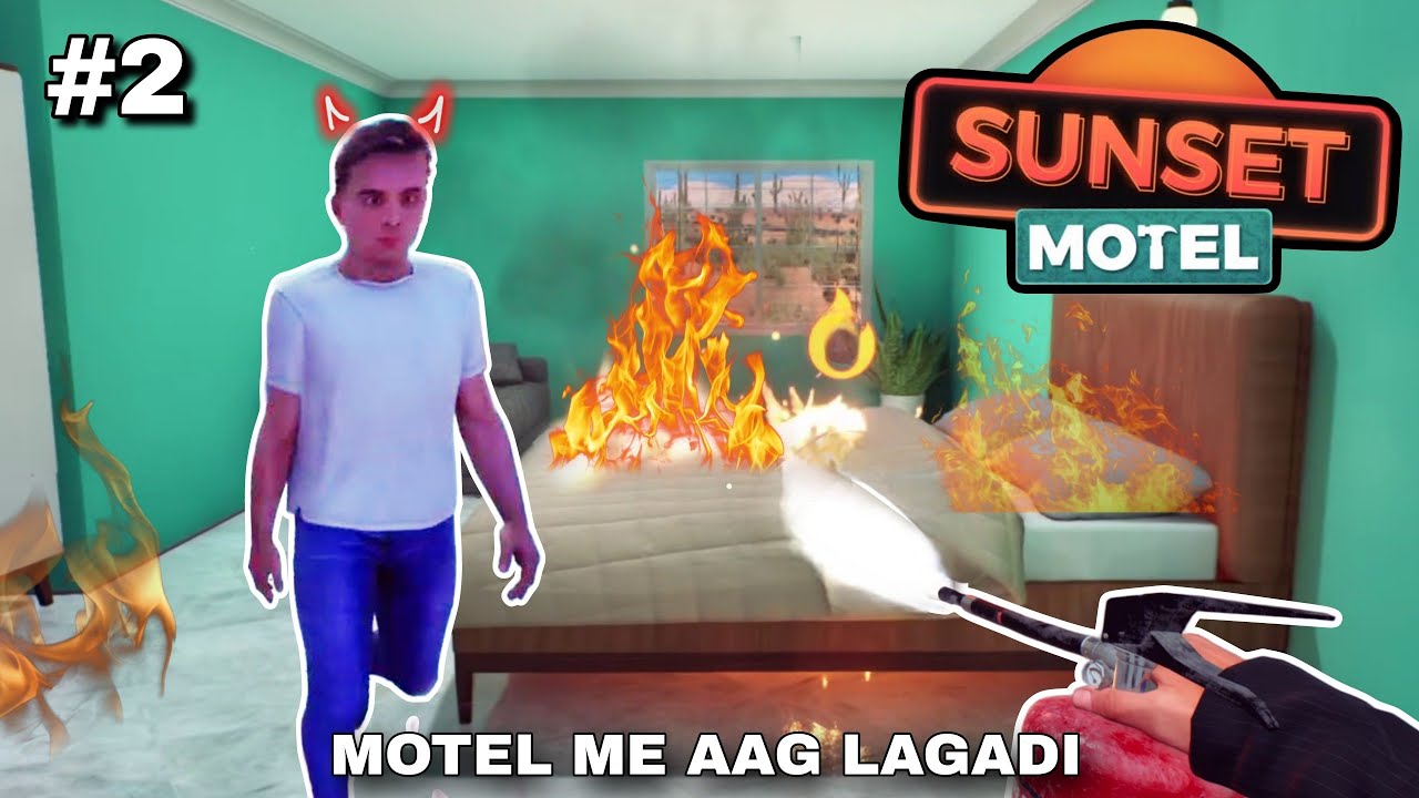 RON K Motel Me Customer Ne Aag Lagadi | Sunset Motel Sim #2
