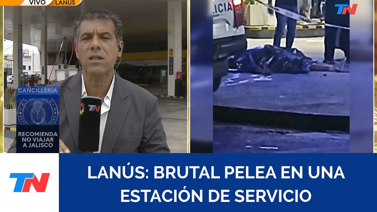 SANGRIENTA PELEA EN LANÚS: un hombre fue asesinado en plena estación de servicio