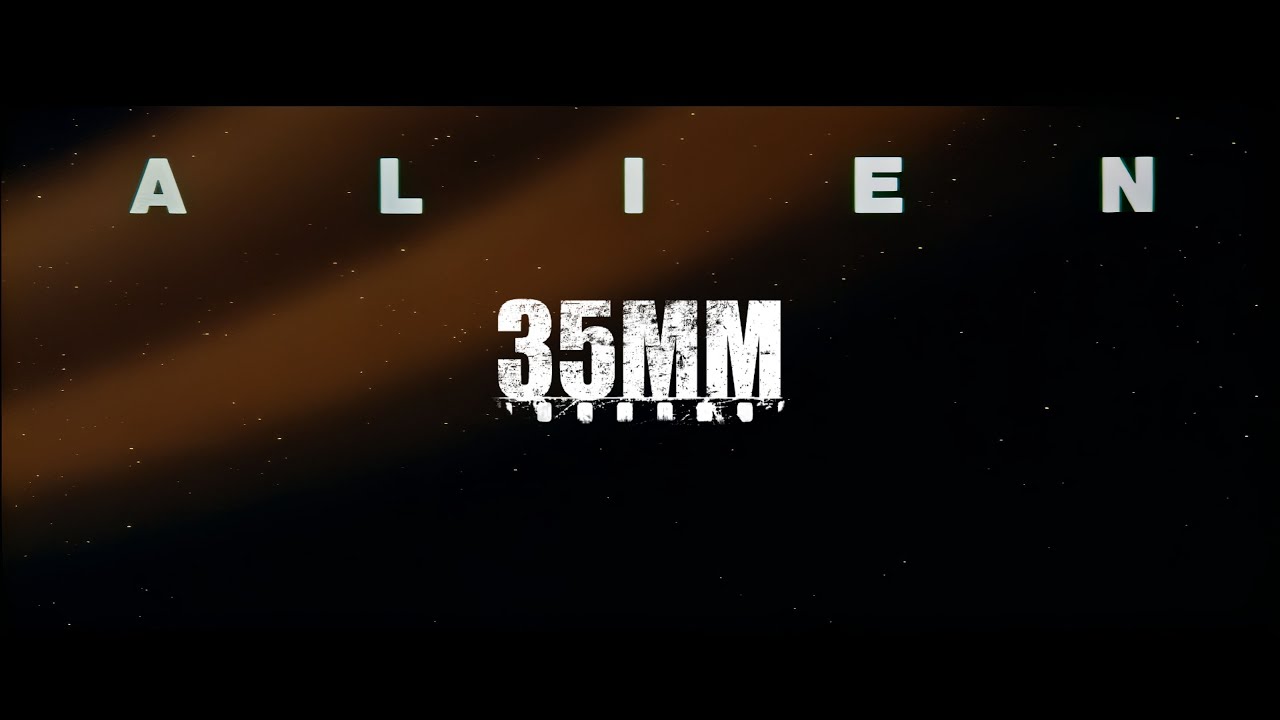 ALIEN 1979 Opening Titles 35mm Film Restoration in 4K &ndash; Before & After