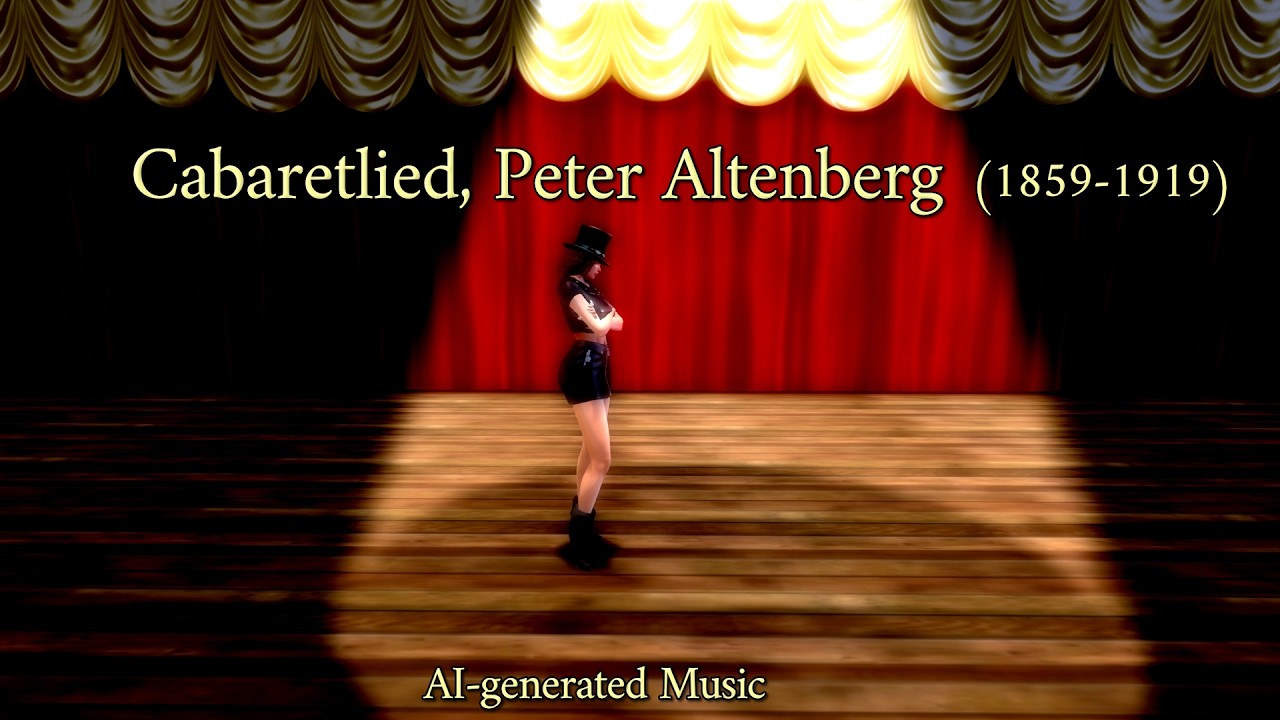 Cabaretlied, Peter Altenberg (1859-1919) - CCLoon Sound Creation  [KI-Musik] [AI generated Music]