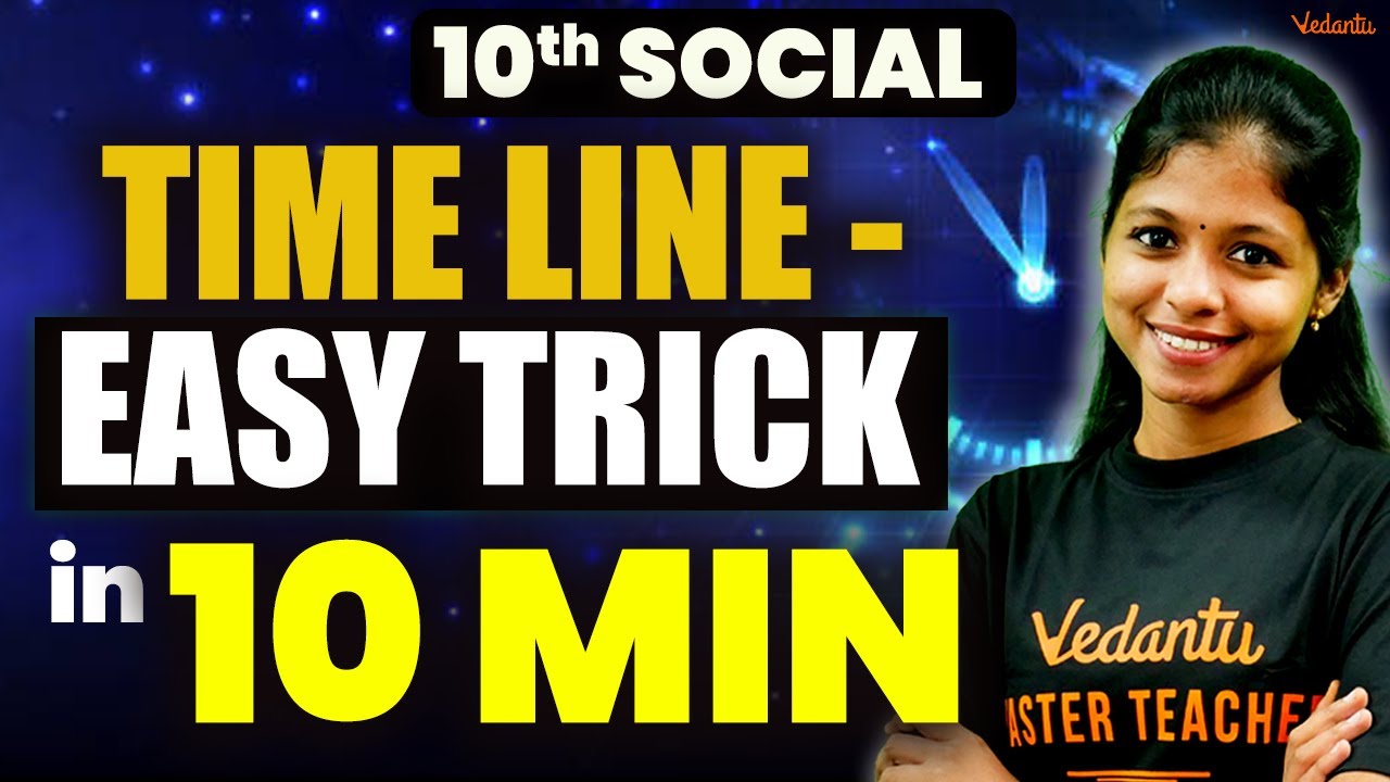 10th Social | Timeline - Easy Trick 🤩 | Half Yearly 2024 | Shravanee Ma'am