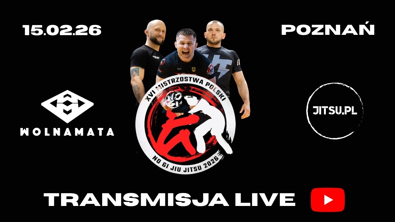 Mistrzostwa Polski No Gi 2026 - transmisja czarne pasy