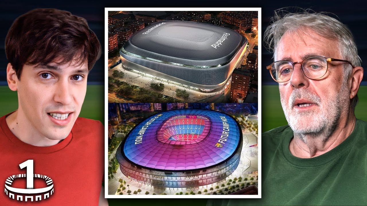SANTIAGO BERNABÉU vs NUEVO CAMP NOU | El ARQUITECTO Nacho Tellado los analiza al COMPLETO