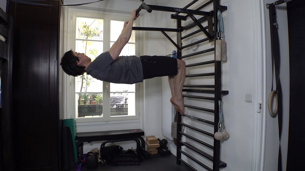 Tutoriel tuck front lever (levier avant groupé) et lat pulldown en suspension