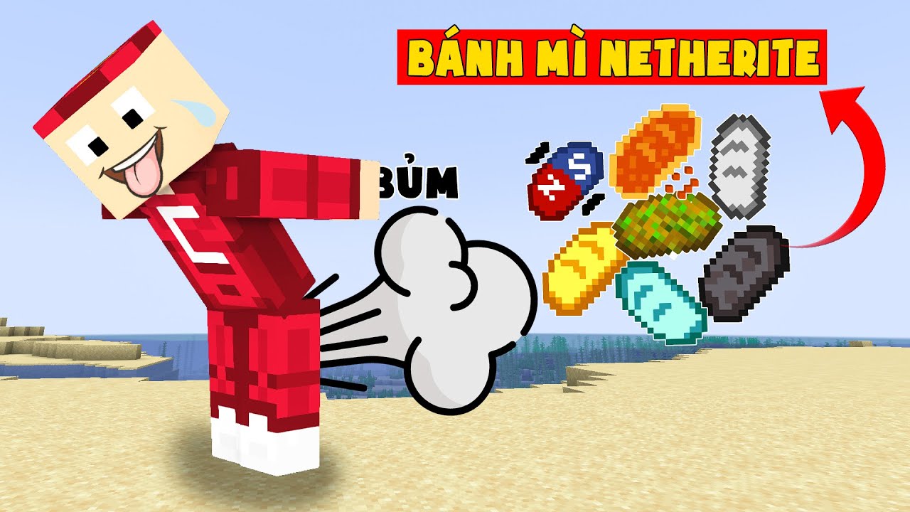 Minecraft Nhưng Đố Ai Đánh Rắm Được Siêu Bánh Mì