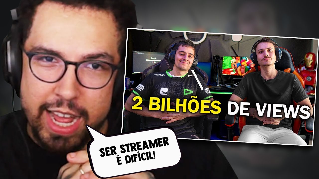 REAGINDO A VIDA DO STREAMER MAIS FAMOSO DO BRASIL