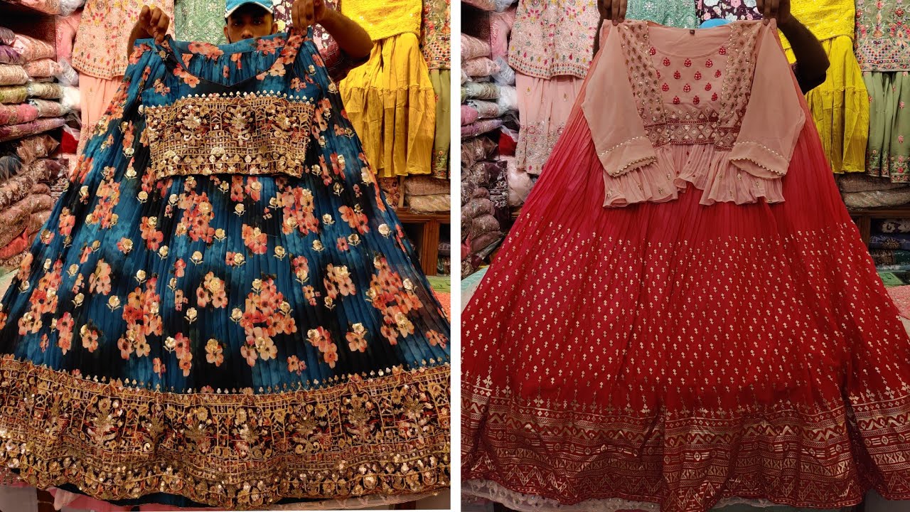 Designer crop tops lehenga 🔥🔥collection || অবিশ্বাস্য দামে ডিজাইনার ক্রপ টপস লেহেঙ্গা