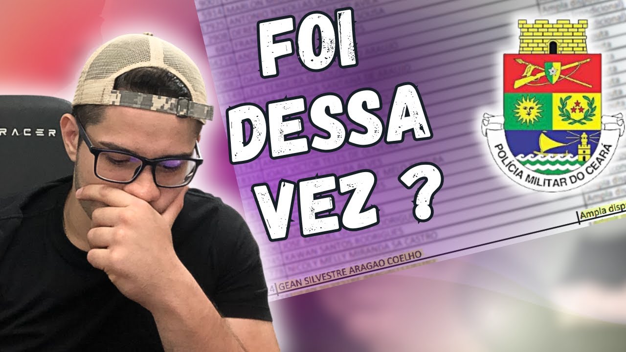 SAIU A NOTA DE CORTE DA PMCE 2025 - CONSEGUI?