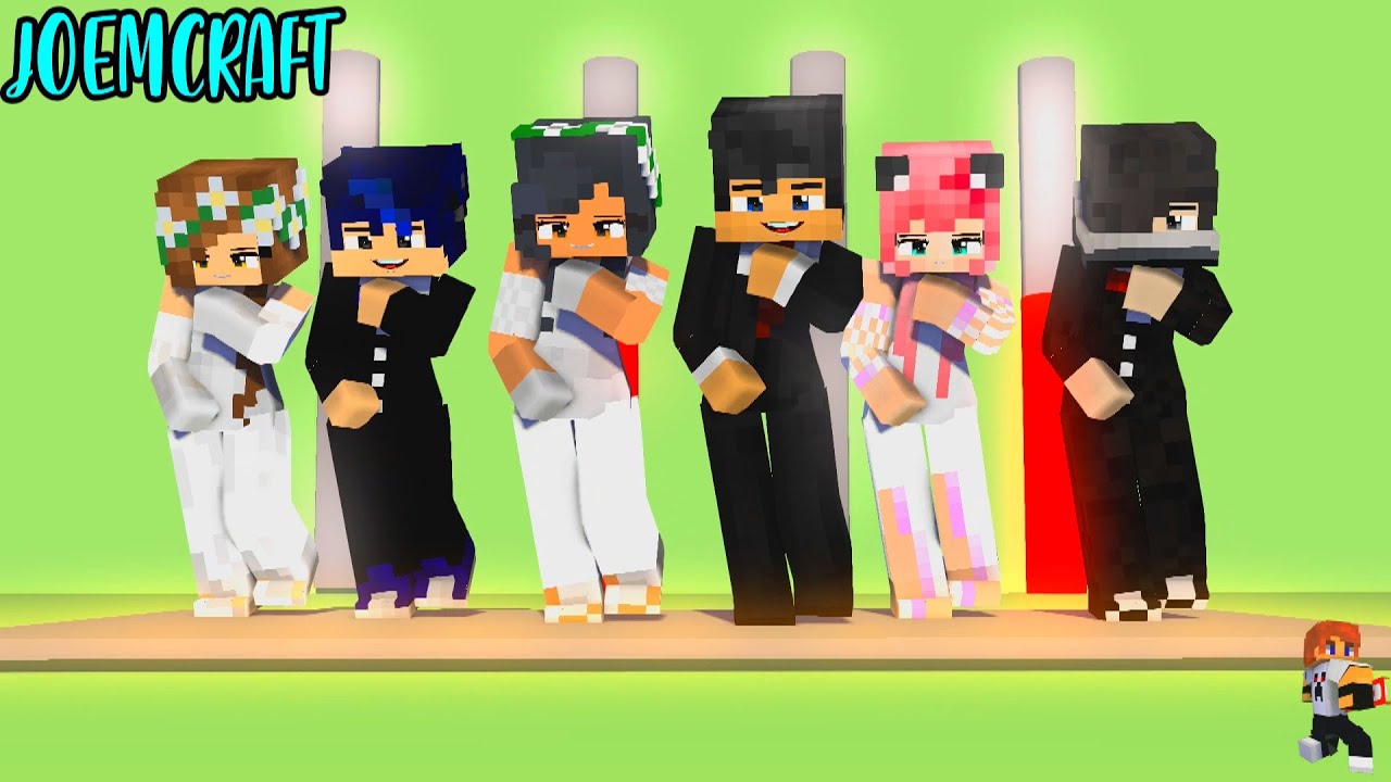 COUPLE DANCE | APHMAU RUNNING AWAY | APHMAU IS PREGNANT | APHMAU DANCE CREW -  Minecraft Animation