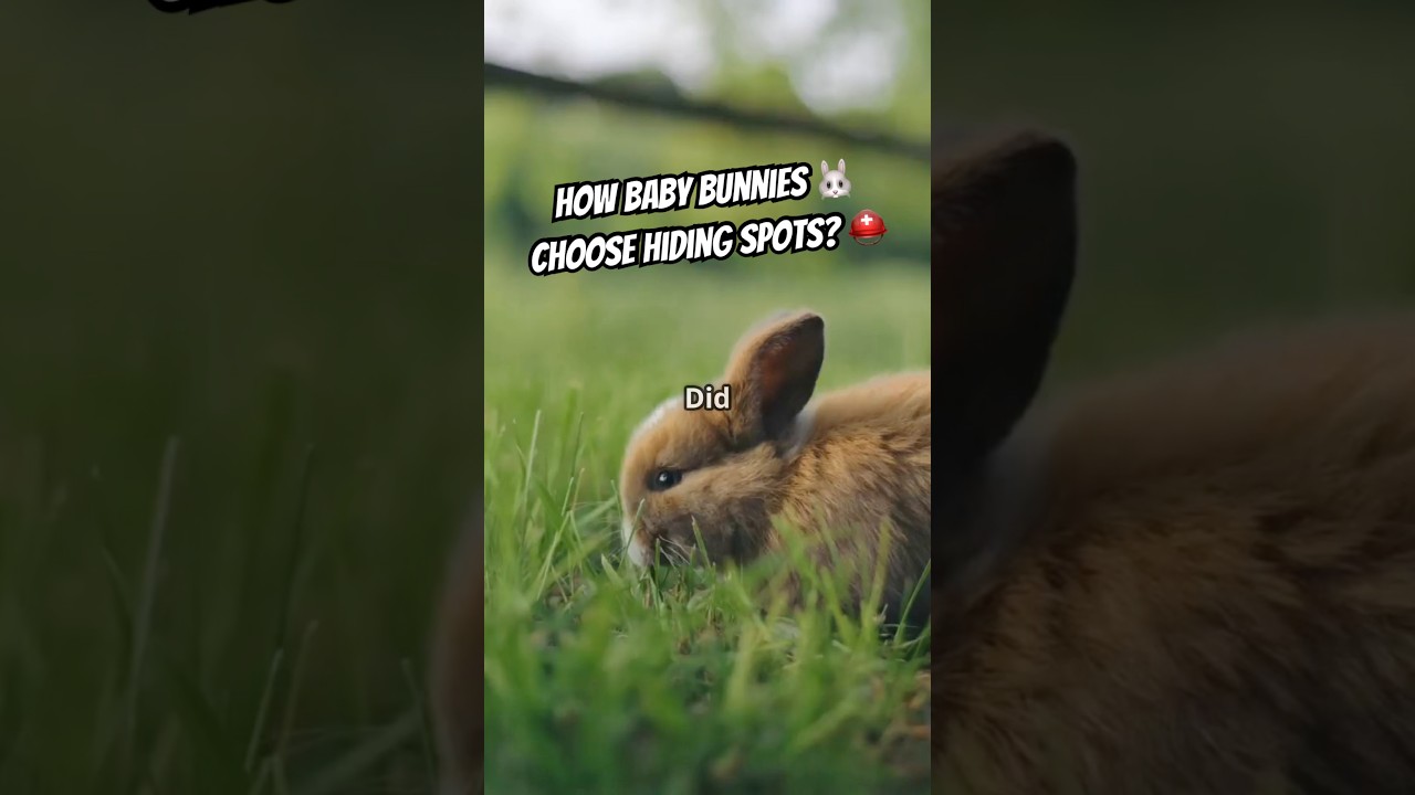 🐰🕳️ Jak małe kr&oacute;liczki wybierają bezpieczne kryj&oacute;wki