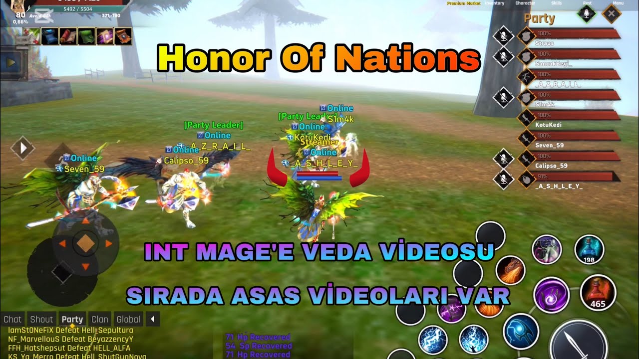 Honor Of Nations - INT MAGE VEDA VİDEOSU ! ASAS VİDEOLARIYLA KARŞINIZDA OLACAĞIM ! Pk Movie VOL.17