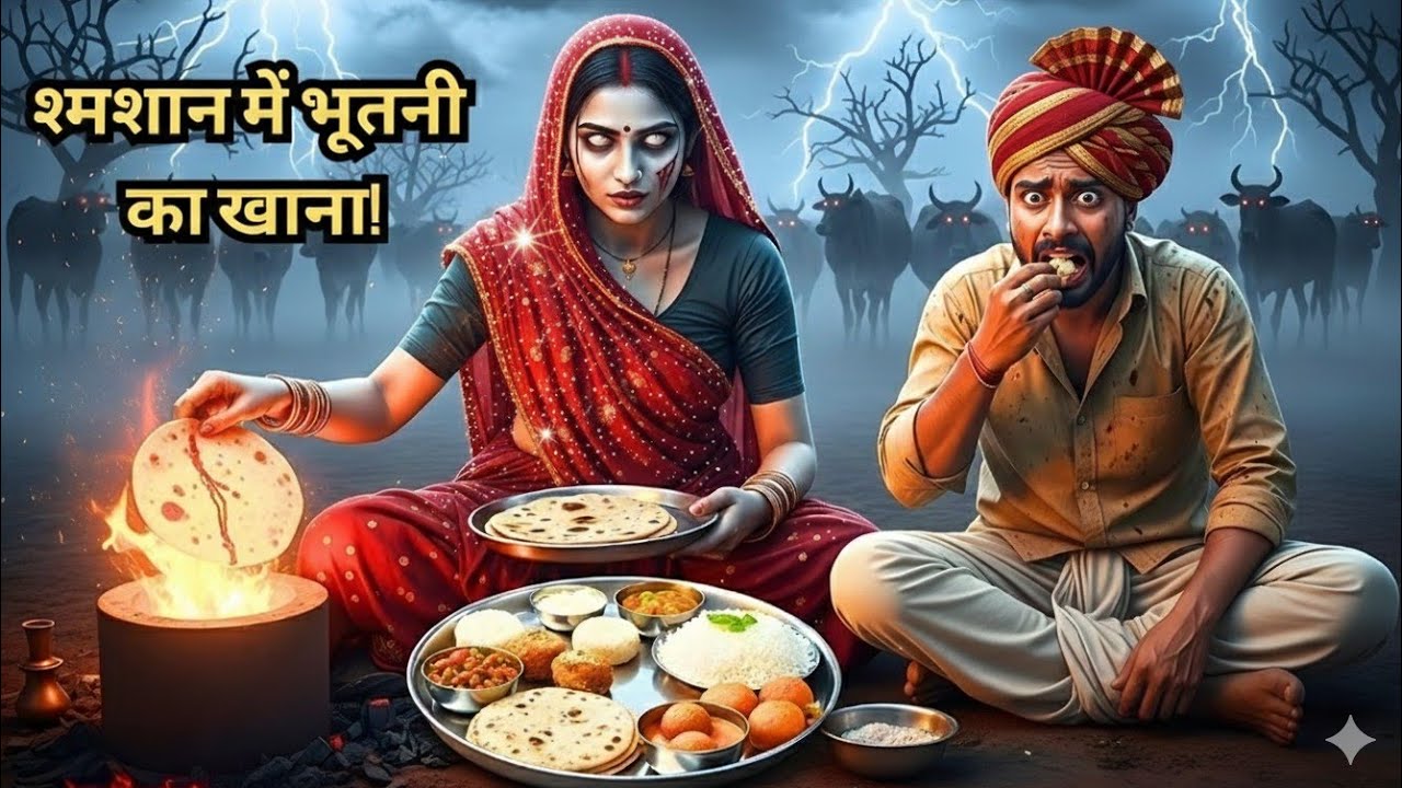श्मशान में मिली भूतनी और चरवाहे का प्यार | Heart Touching  😘Horror Story 😘