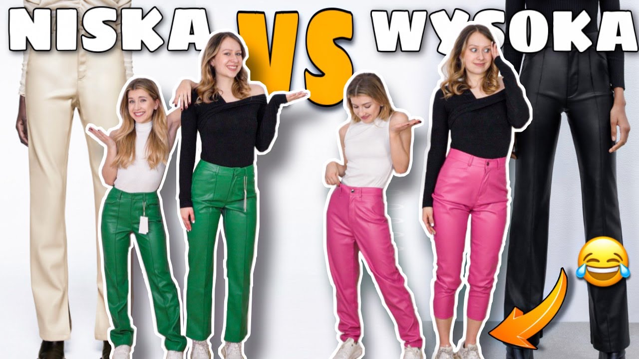 MIERZYMY SPODNIE Z EKO SK&Oacute;RY - 157cm VS 175cm 🤭