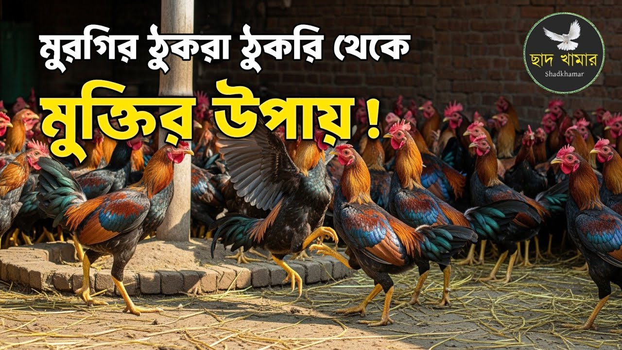 মুরগি কেন ঠুকরা ঠুকরি করে, কি ভাবে মুরগিকে সুস্থ রাখবো।