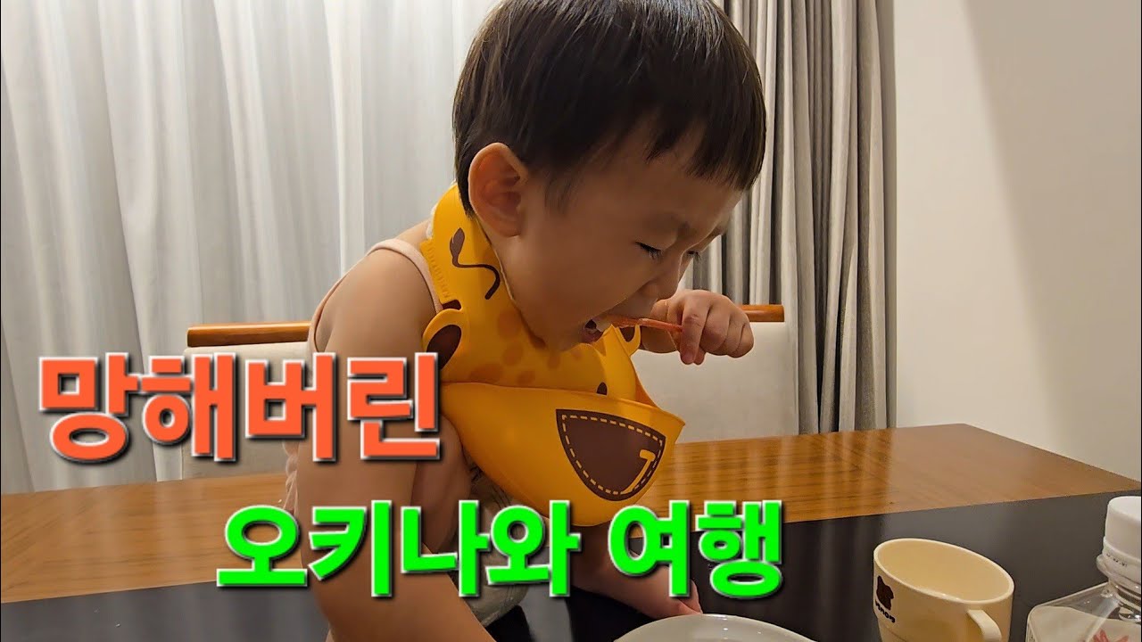 망해버린 20개월 아기와 오키나와 여행 1탄