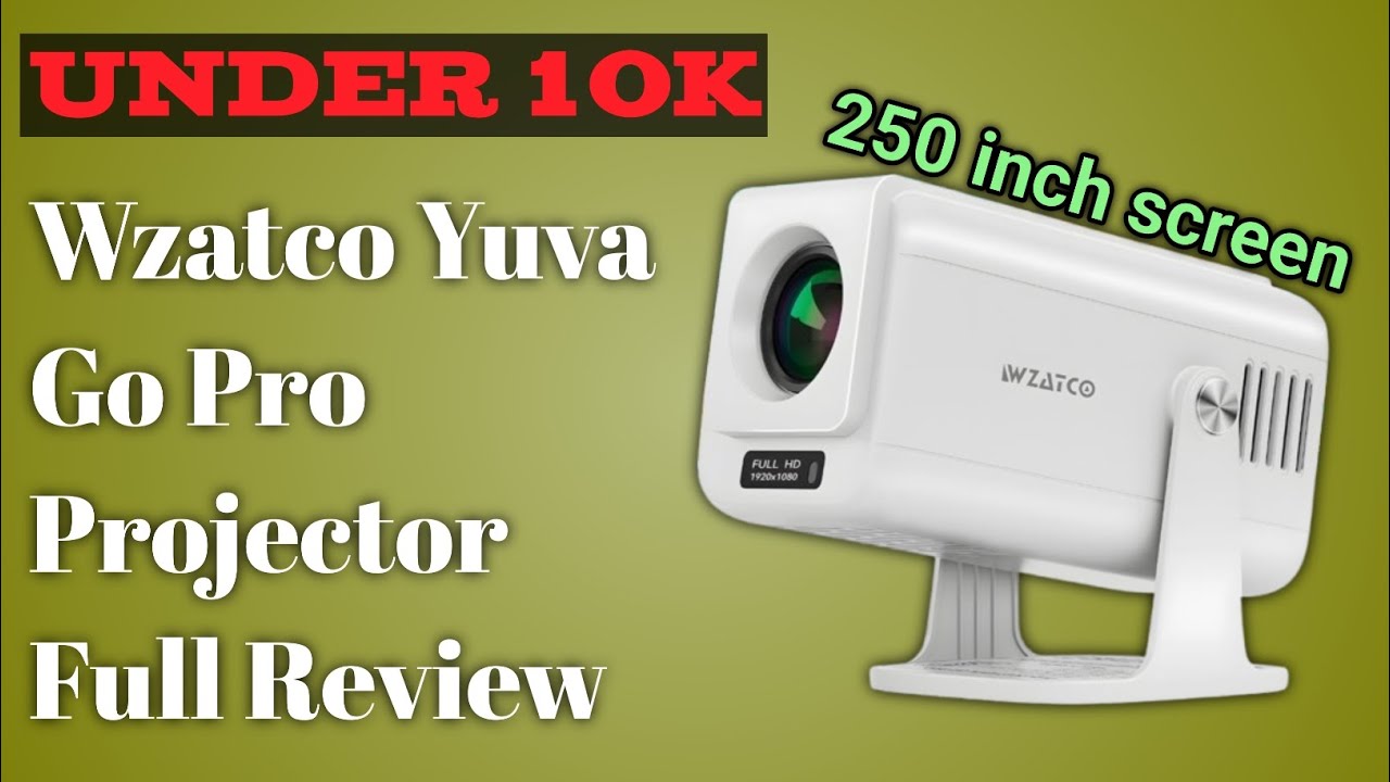 WZATCO Yuva Go Pro: India’s First TRUE FHD Portable Projector! 🔥🎥 Experience Cinema Anywhere