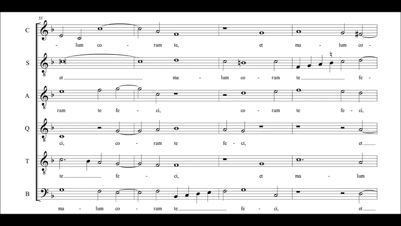 Philippe de Monte - Peccavi super numerum arene maris