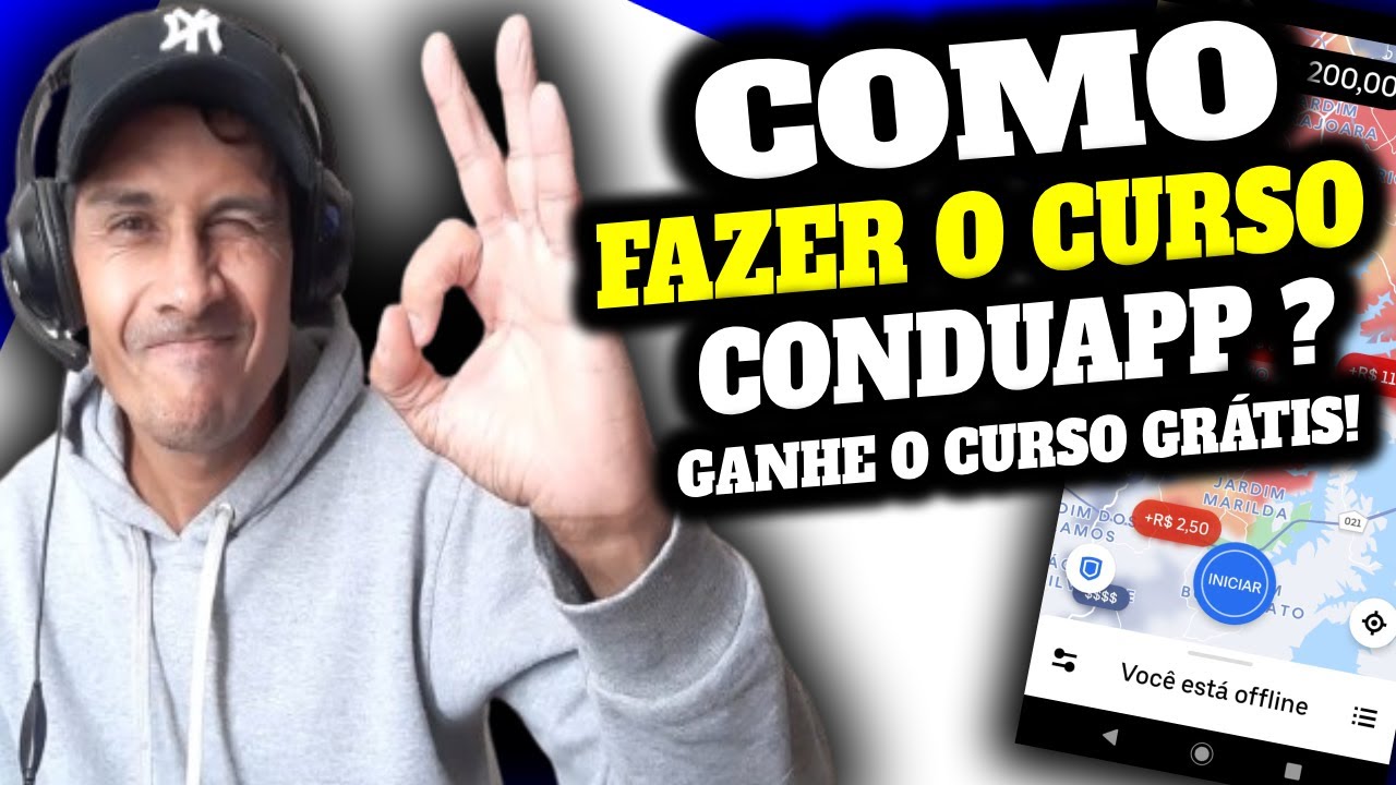 Como fazer o curso do CONDUAPP GRÁTIS na Uber Drive.#CONDUAPP #UberDrive