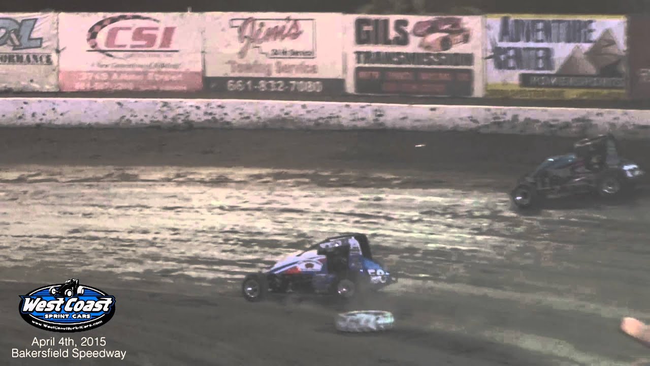USAC 360s at Bakersfield Speedway 4-4-15