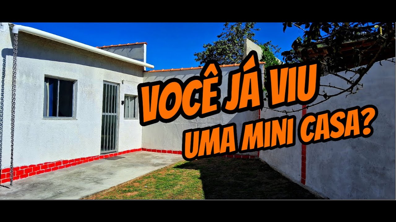 Você já viu uma Mini Casa 5x5 com 2 quartos?