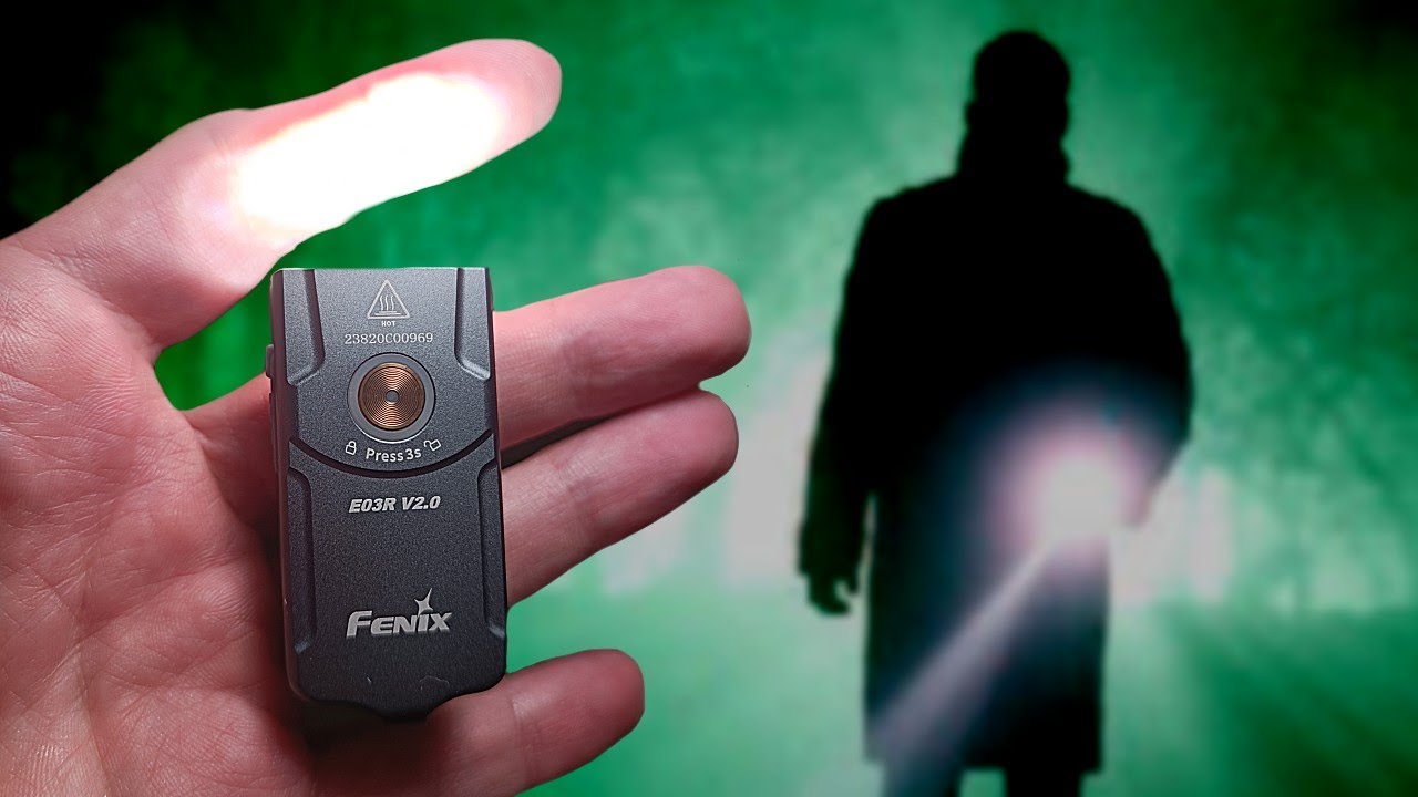 Fenix E03R V2.0 Новый наключный фонарь с режимом 