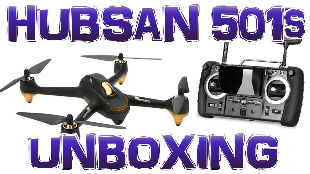 Hubsan 501s - DRONE FPV com GPS ! Unboxing e Mini-Review