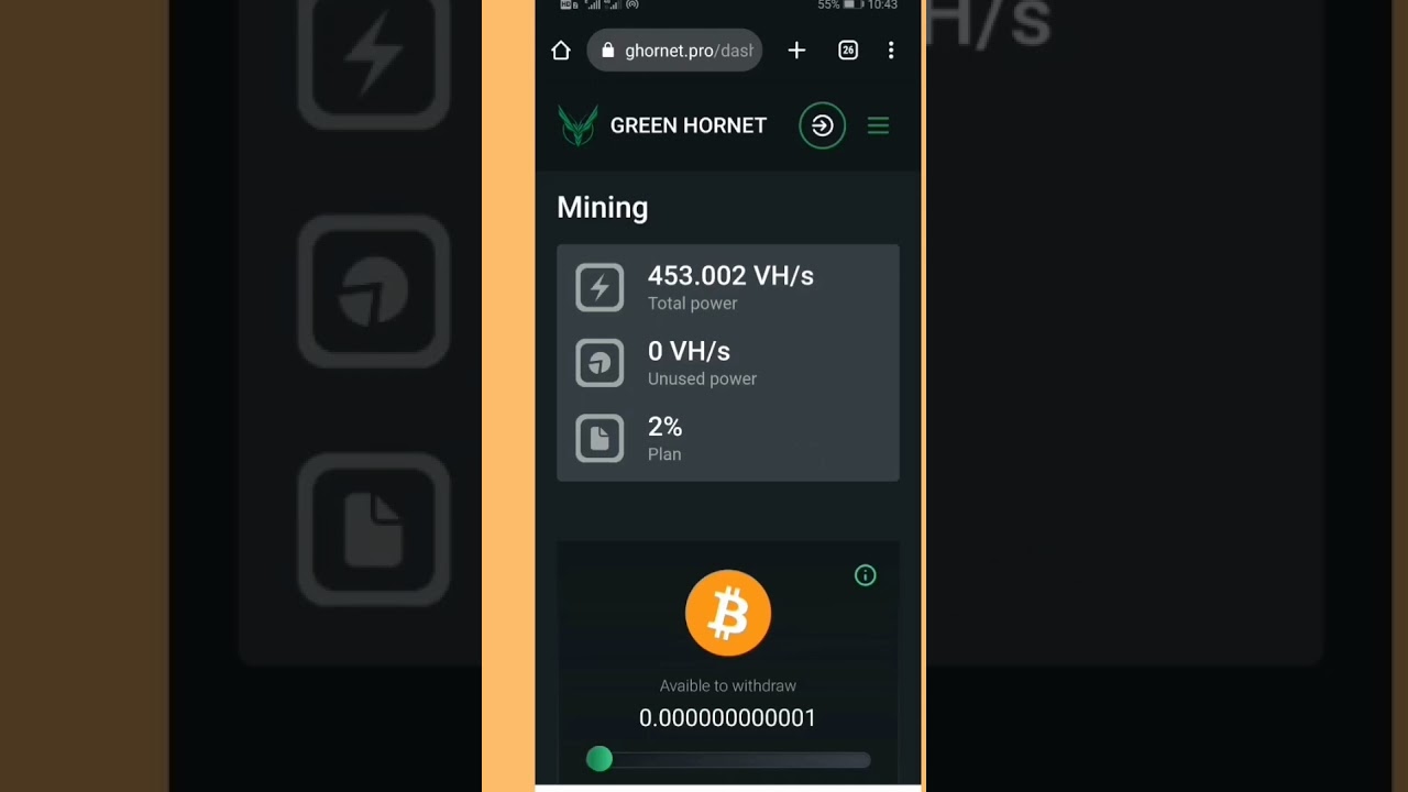 New cloud mining platform (Green Hornet) | No Investment | TRX mining site | New earning app