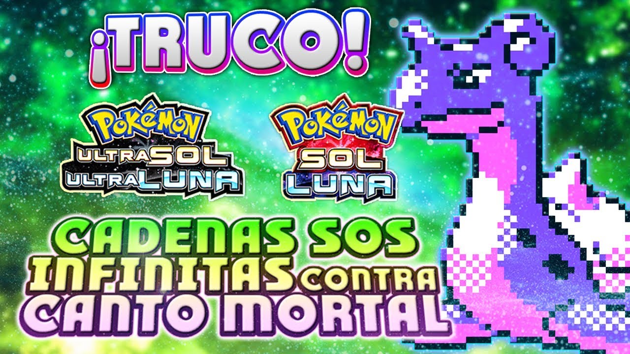 TRUCO PARA CADENAS SOS INFINITAS Y SHINY HUNTING CONTRA POKÉMON CON CANTO MORTAL Y NO SE SUICIDEN!