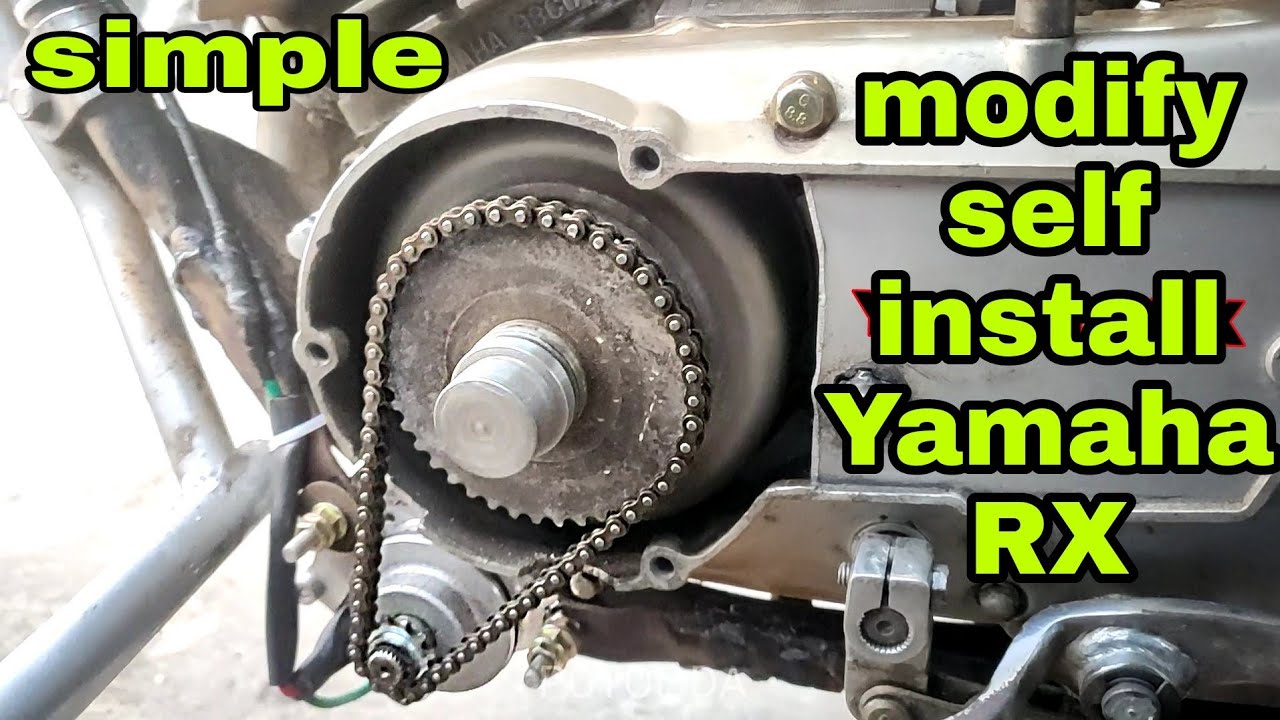 modify self install Yamaha RX100//RX 115//RX135 self start