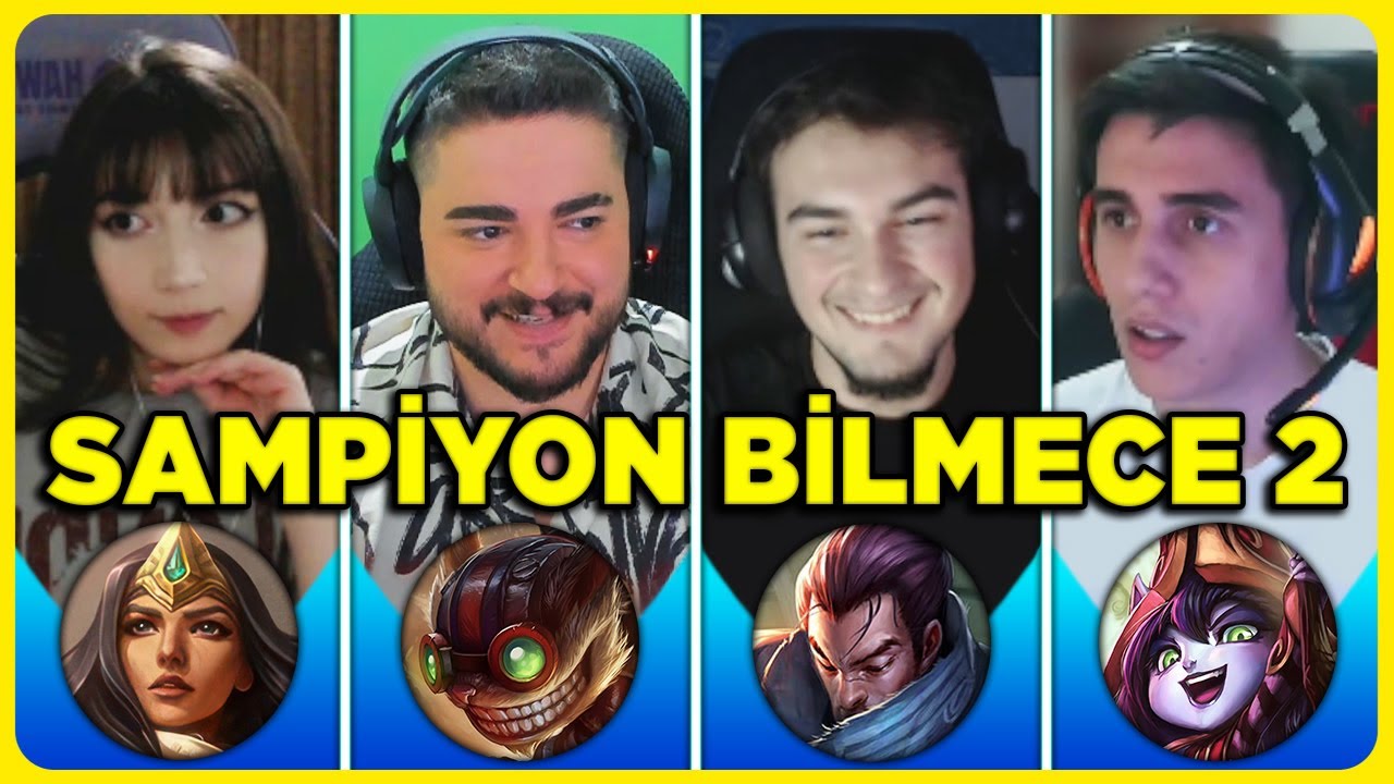 LOL ŞAMPİYON BİLMECE 2025 ⚔️ | @witaine @ScoutExef @ZegabonLoL @Elrond9x | Zero LoL