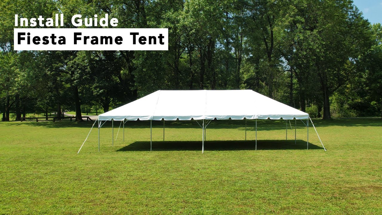 Fiesta Frame Tent | Install Guide