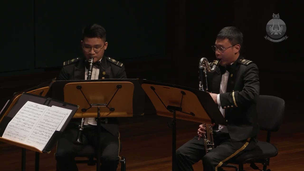 Piazzolla, Labaste (Arr.) - 9 Tangos for clarinet quartet / SAF Central Band Clarinet Ensemble