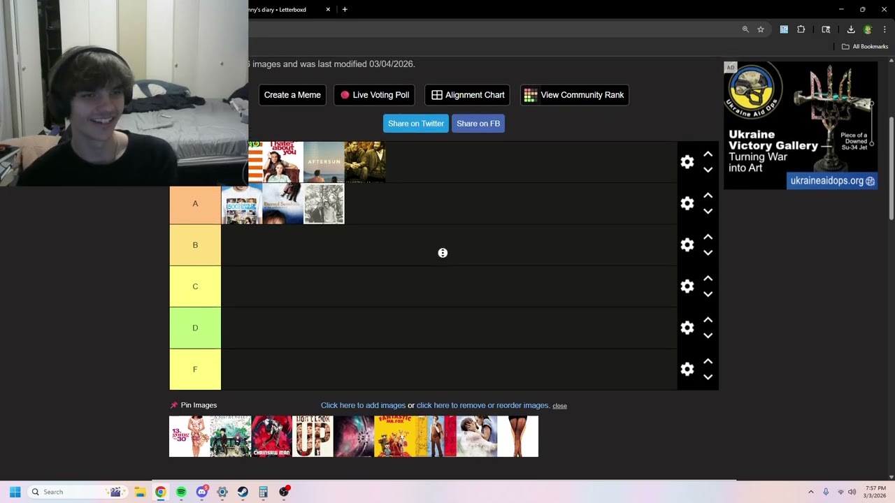 Ranking All The Movies I've Watched With Zosia!!