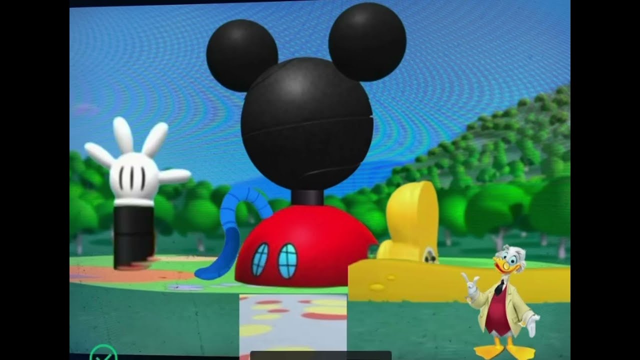 The clubhouse disappears and reappears